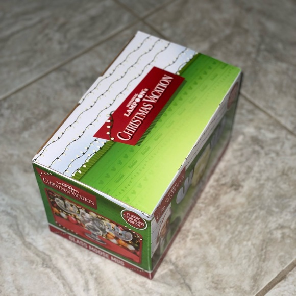 National Lampoons Christmas Vacation Glass Moose Mug Collectible 8oz - Picture 2 of 4